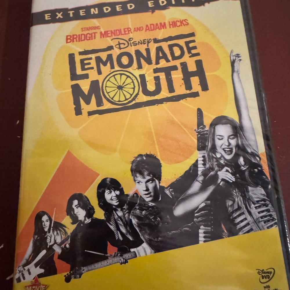 Brand new Disney Lemonade Mouth Extended Edition DVD